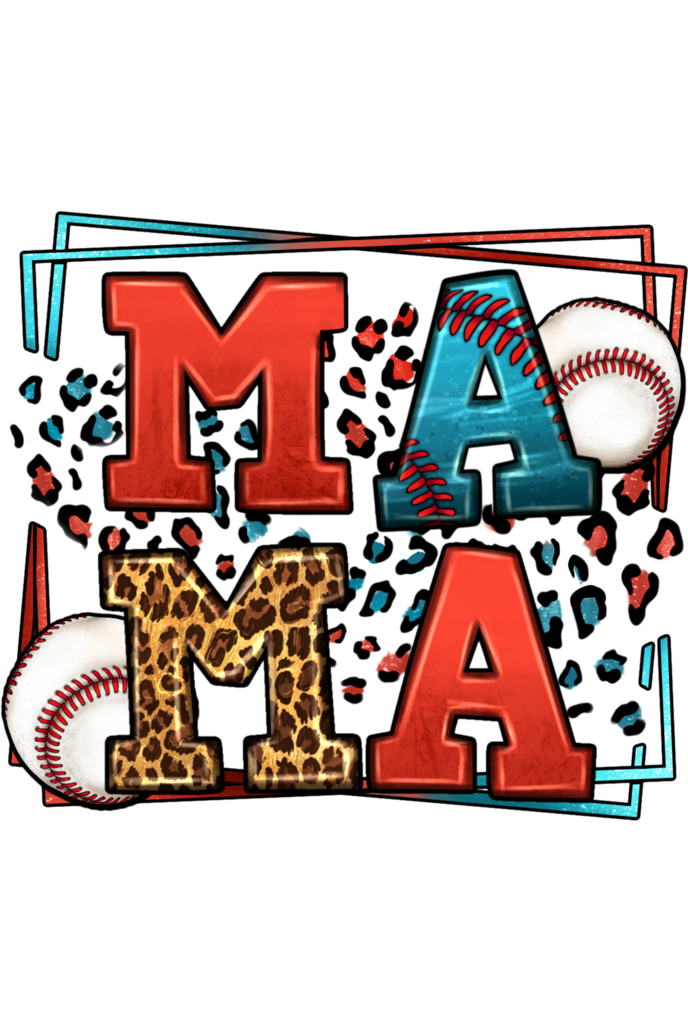 Baseball MAMA Cheetah print